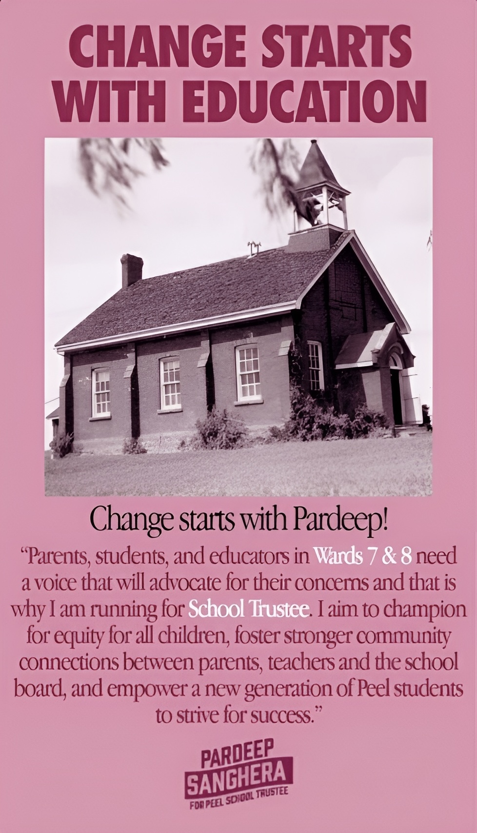 Change Starts with Education